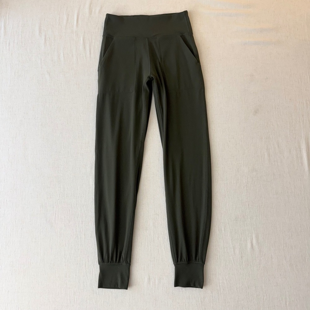 Lululemon Align High Rise Pocket Jogger Pants Womens 4 Dark Olive Green
